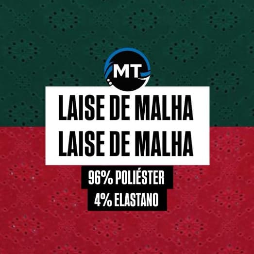 3 Metros Tecido Laise De Malha x 1,50 Mts Largura