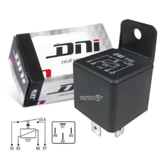 Rele auxiliar automotivo Dni0102 4 terminais