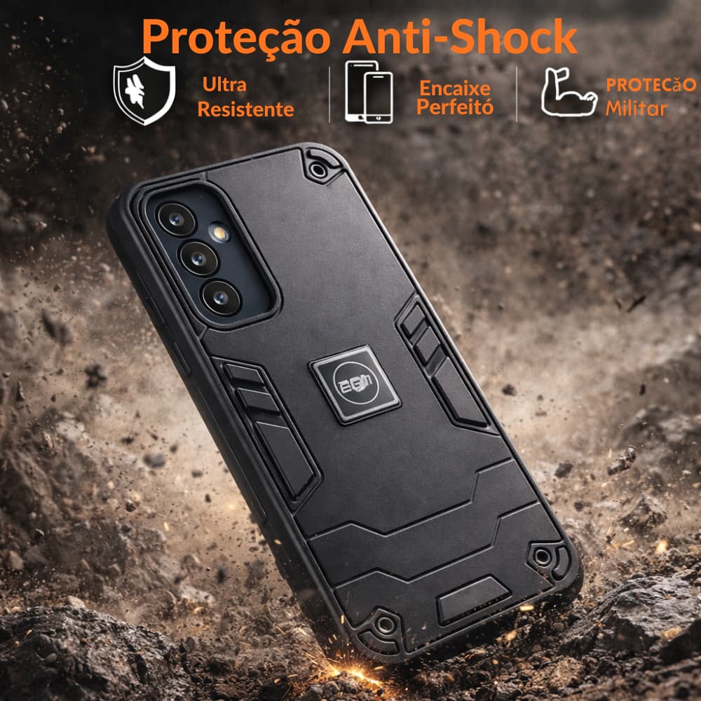 Capa Capinha Para Samsung A56 Anti-Impacto Armadura Militar  Rígida Premium Anti-Shock