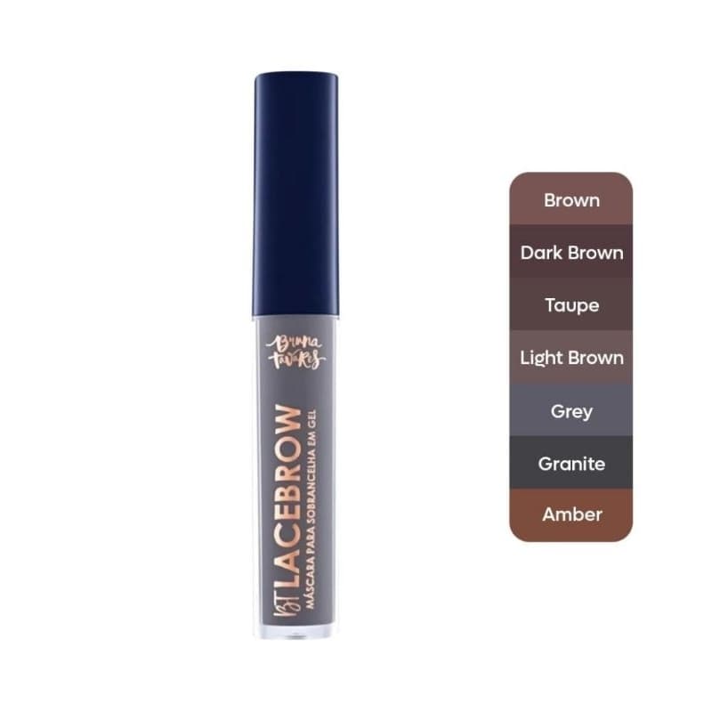 Máscara para Sobrancelhas em Gel Bruna Tavares BT Lacebrow com Fibras para Volume