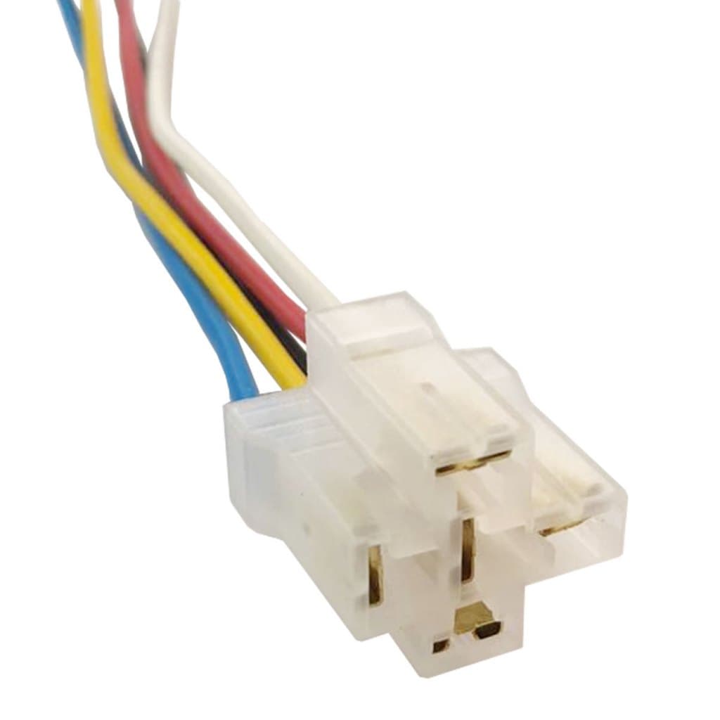Chicote Conector Soquete Relé 5 Vias Automotivo Universal 12V 5 Pinos