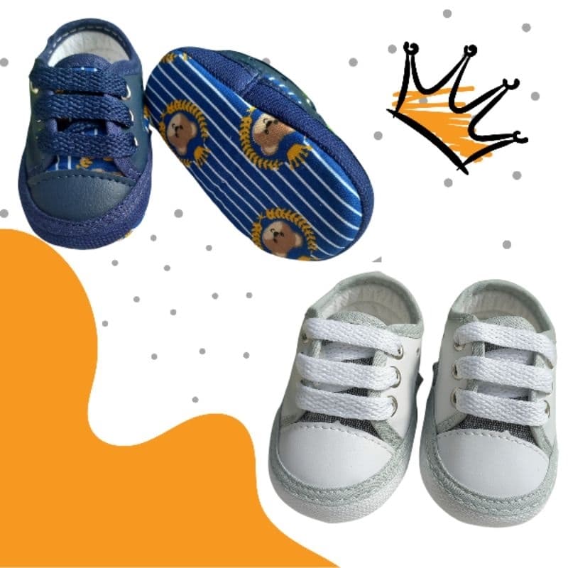 2 Sapatinhos para bebê menino 13 ao 18 recém nascido bebe masculino infantil tênis calçado