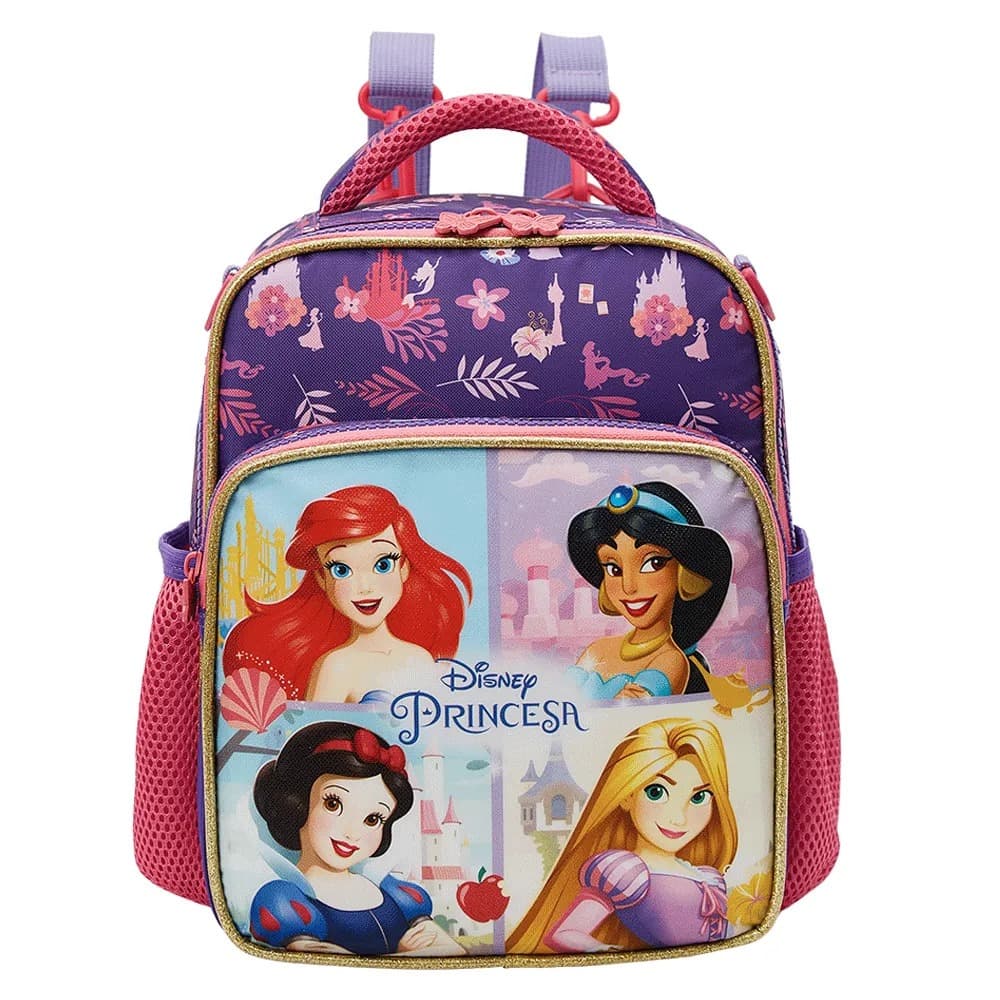 Lancheira Escolar Princesa Disney Glitter