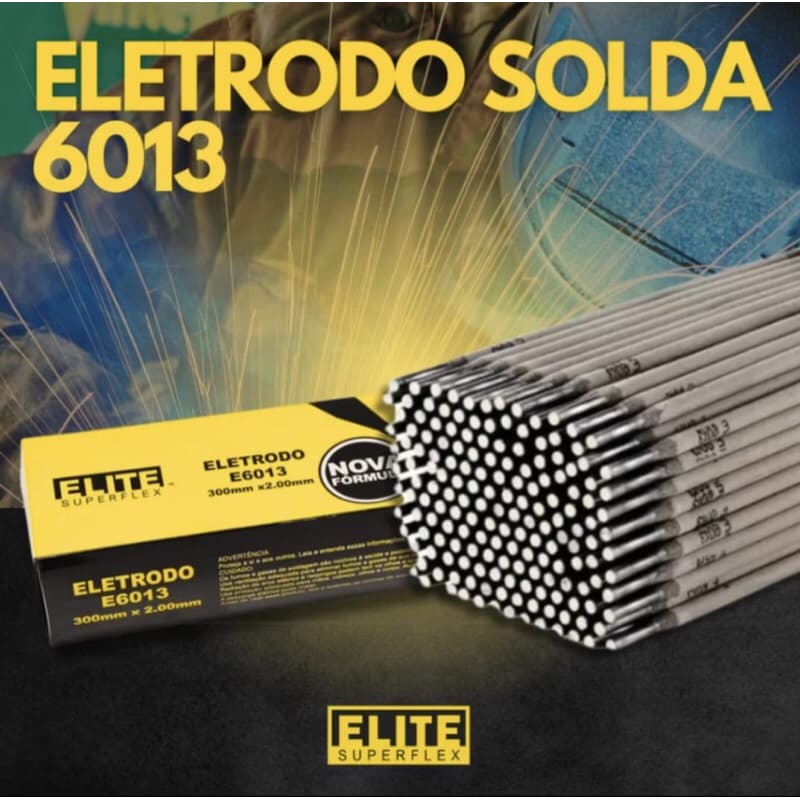 3kg de ELETRODO ELITE; 6013X2,5mm.
