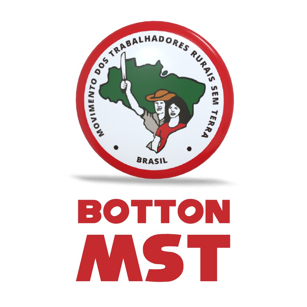 MST movimento sem terra Botons, kit broches PT personagens pins, buttons 3,2cm, 4,4cm e 5,8cm.