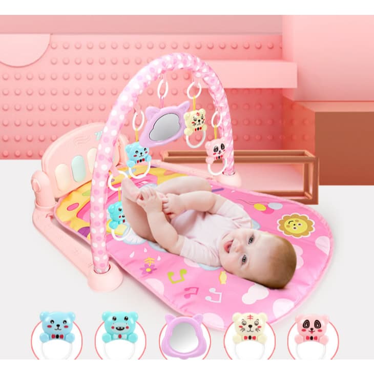 Tapete de atividades bebê com piano musical Hello Baby