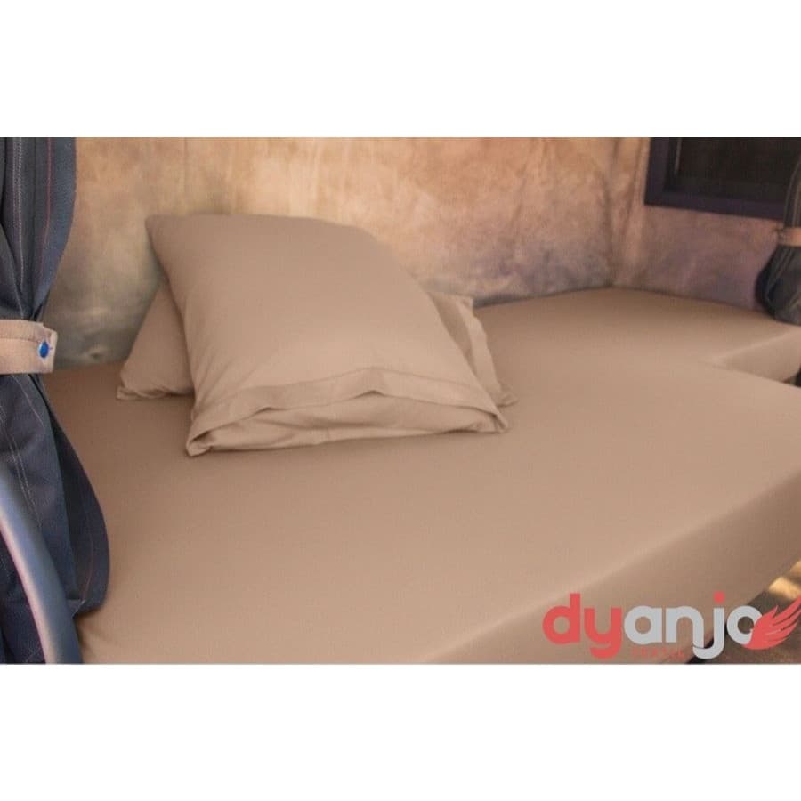 Lençol para caminhão + 2 fronhas em malha 100% algodão caminhoneiro Dyanjo
