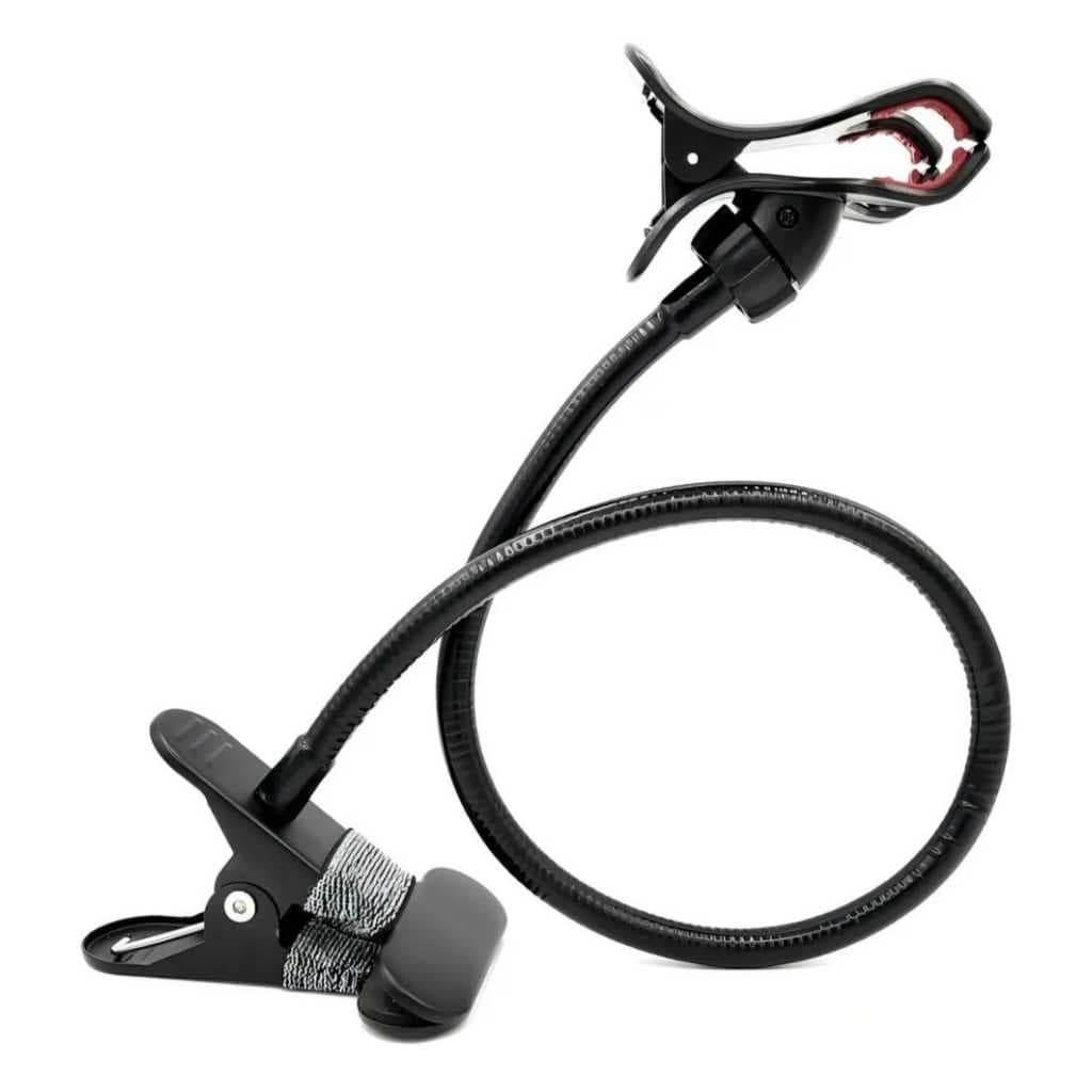Suporte Celular Articulado 360° Flexível Universal Haste de Aço 60cm