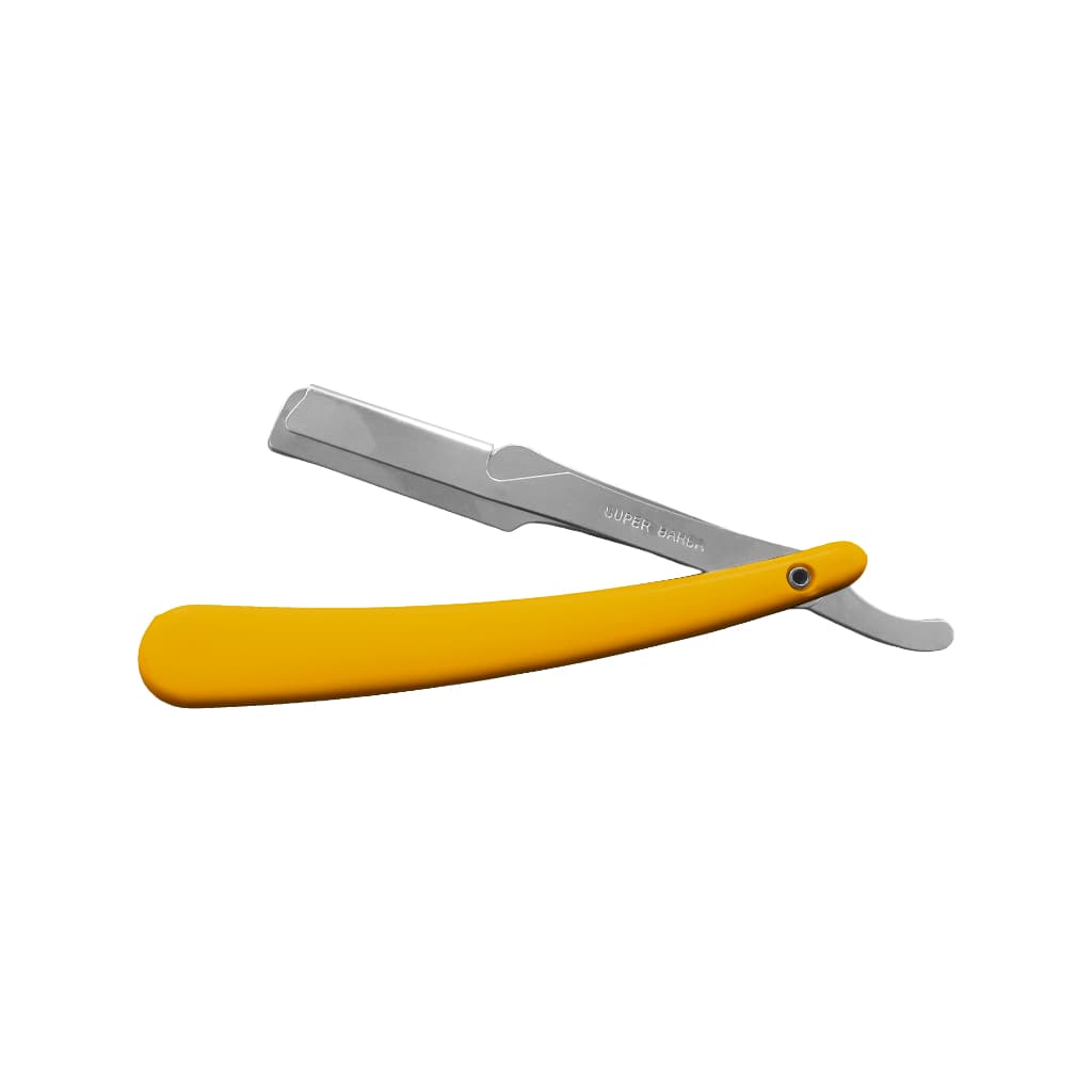 Navalhete Inox para Barbear Profissional Cabo Plástico Cor Sortida – Super Barba