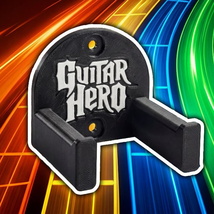 Suporte de parede para guitarra baixo violao Guitar Hero