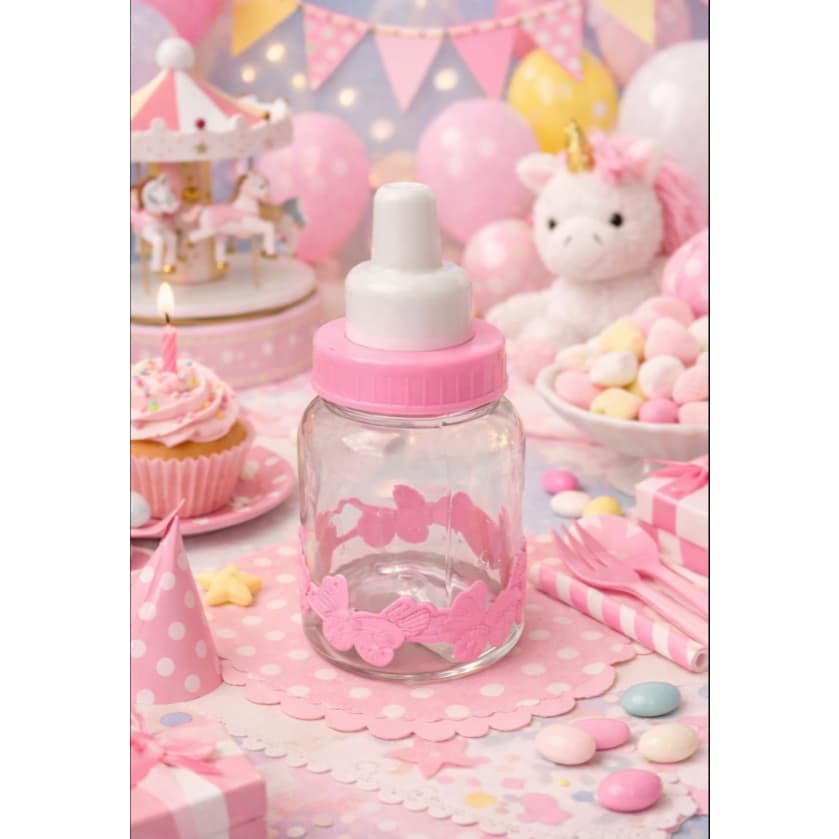 Kit mini mamadeira lembrancianha para festas chá de bebe Batizados Plásticos