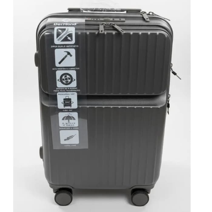 Mala de Bordo 10kg Paris Padrão ANAC – Elegância, Segurança e Praticidade