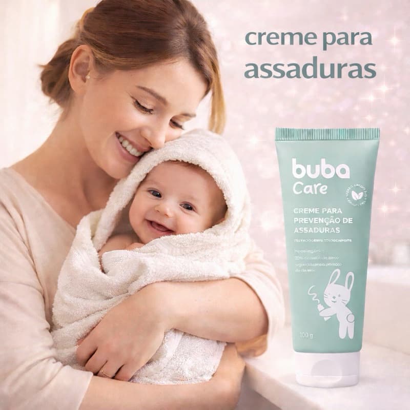 Pomada - Creme para Assaduras Buba Care 100g com Óxido de Zinco – Proteção e Prevenção