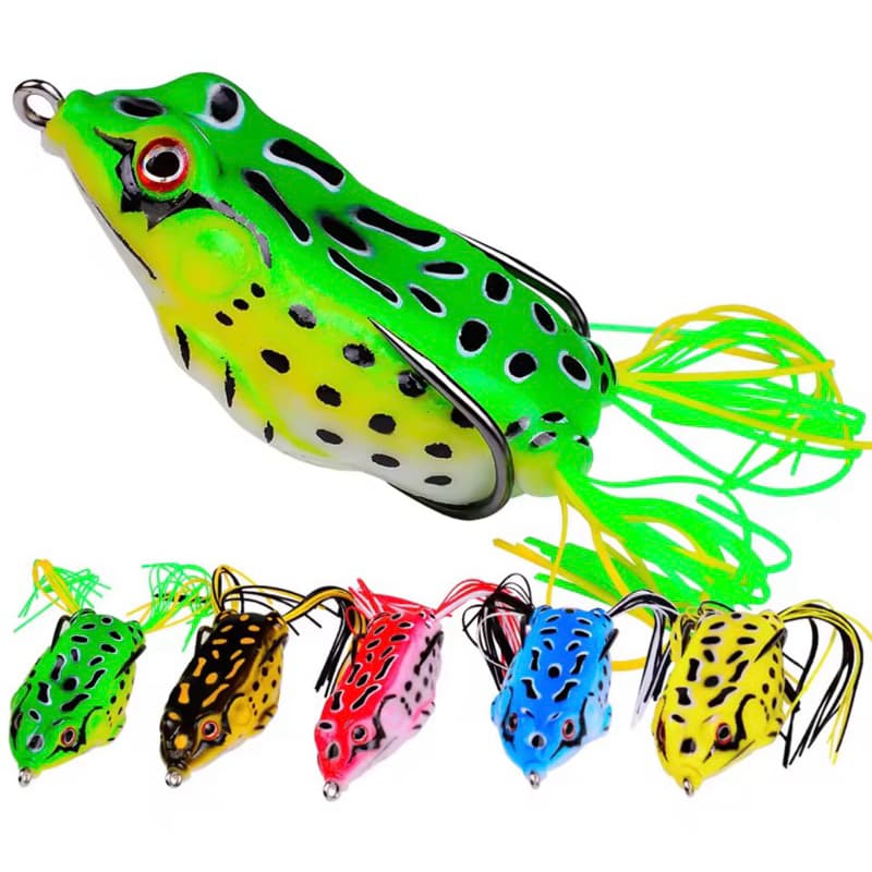 Kit Iscas Frog Sapo Anti Enrosco 5 unidades