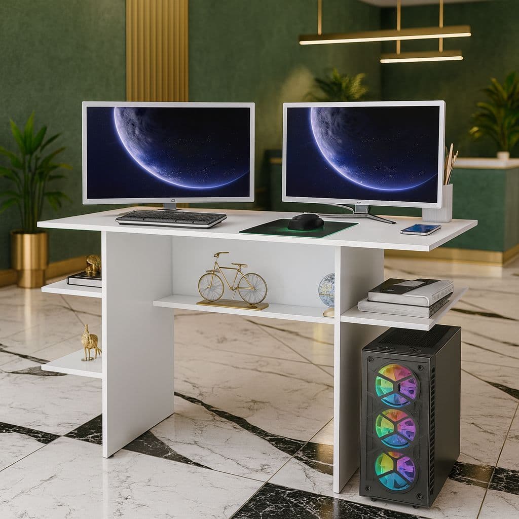 QUEIMA DE ESTOQUE - Mesa Escrivaninha Gamer para Quarto com Uso em Estudo