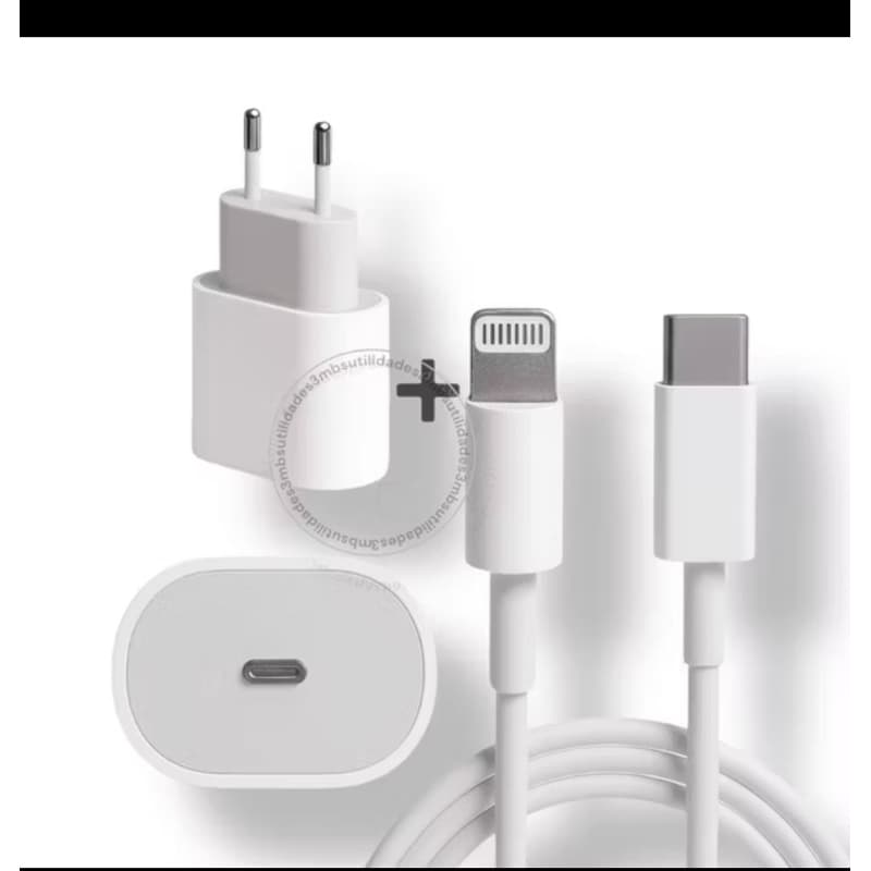 carregador 20w tubo carregador rápido compatível iphone