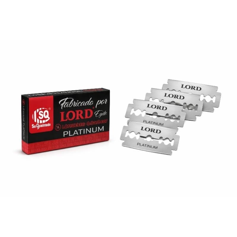 5 Lâminas de barbear para navalhas, barbeador retro.