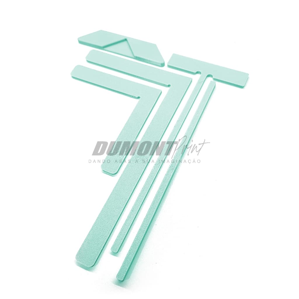 Kit Régua Encadernação 5 Peças