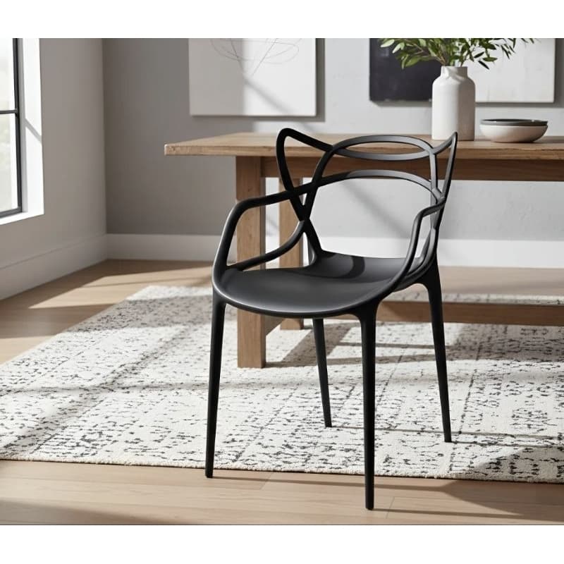 kit com 2 Cadeiras Allegra stilus Design Moderno, e Empilhável
