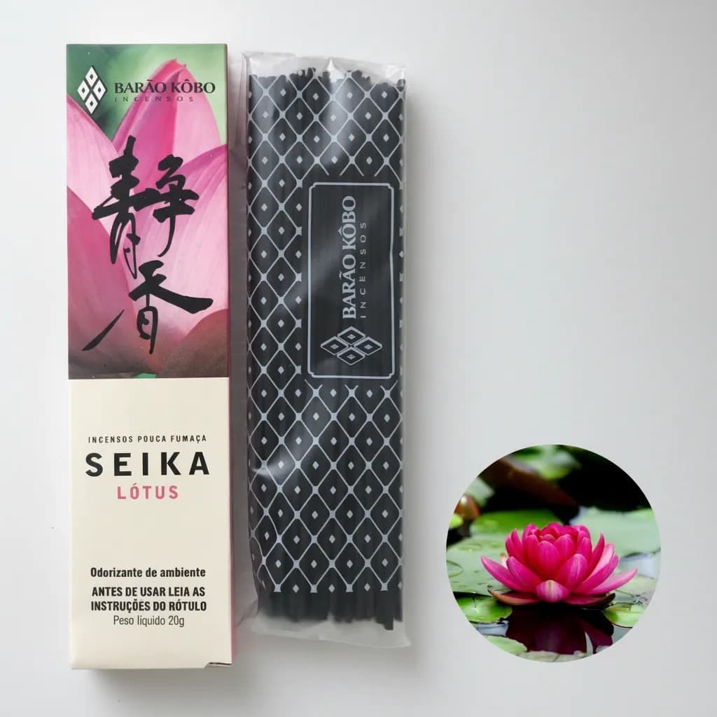 Incenso Flor De Lótus Senkô Dhoops Japonês 20g Barão Kobo