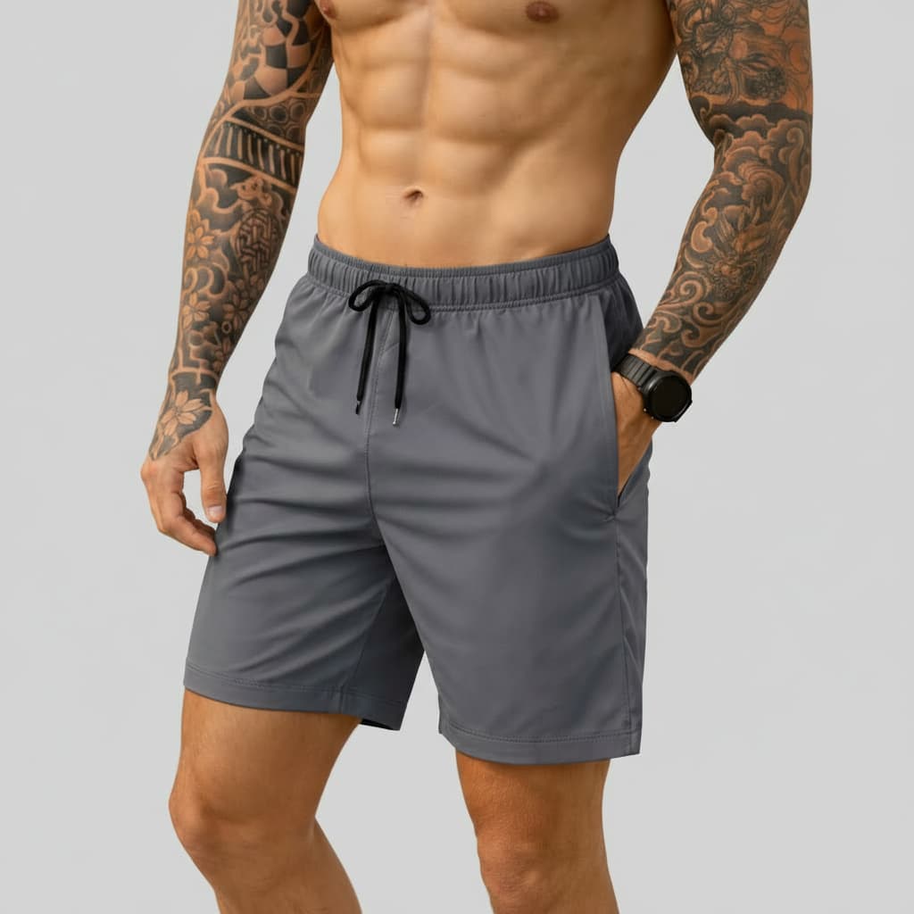 Short Tactel com Elastano Masculino Leve e Flexível