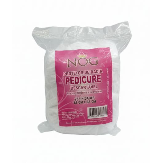 PROTETOR BACIA PEDICURE DESCARTÁVEL 25 UNIDADES