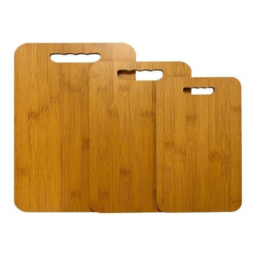 Conjunto 3 Tábuas Para Corte Madeira