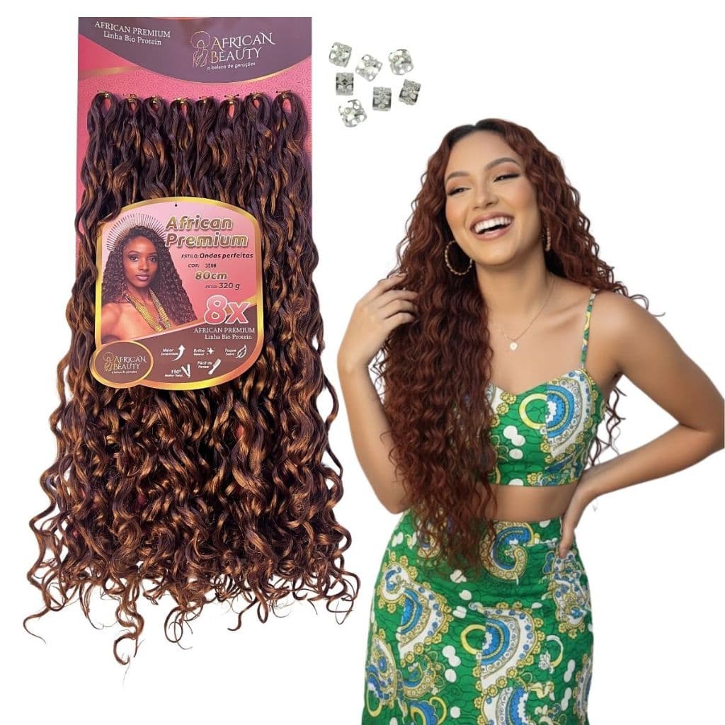 Crochet Ondas Perfeitas Africa Beauty 320g Cabelo Volumão