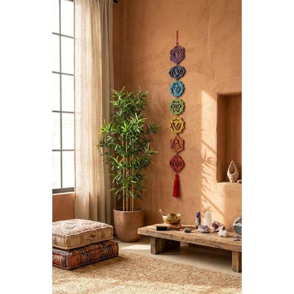 🧘‍♀️✨ Mobile Decorativo 7 Chakras Colorido  ✨🧘‍♂️