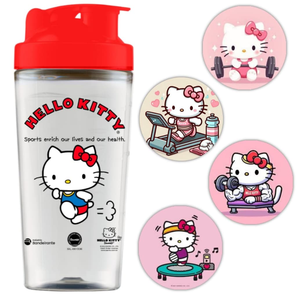 Shakeira Coqueteleira Hello Kitty 850ml Academia