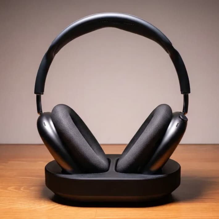 Suporte de Mesa Dock Expositor Premium para AirPods Max - Design Minimalista Proteção e Estilo para seu Setup