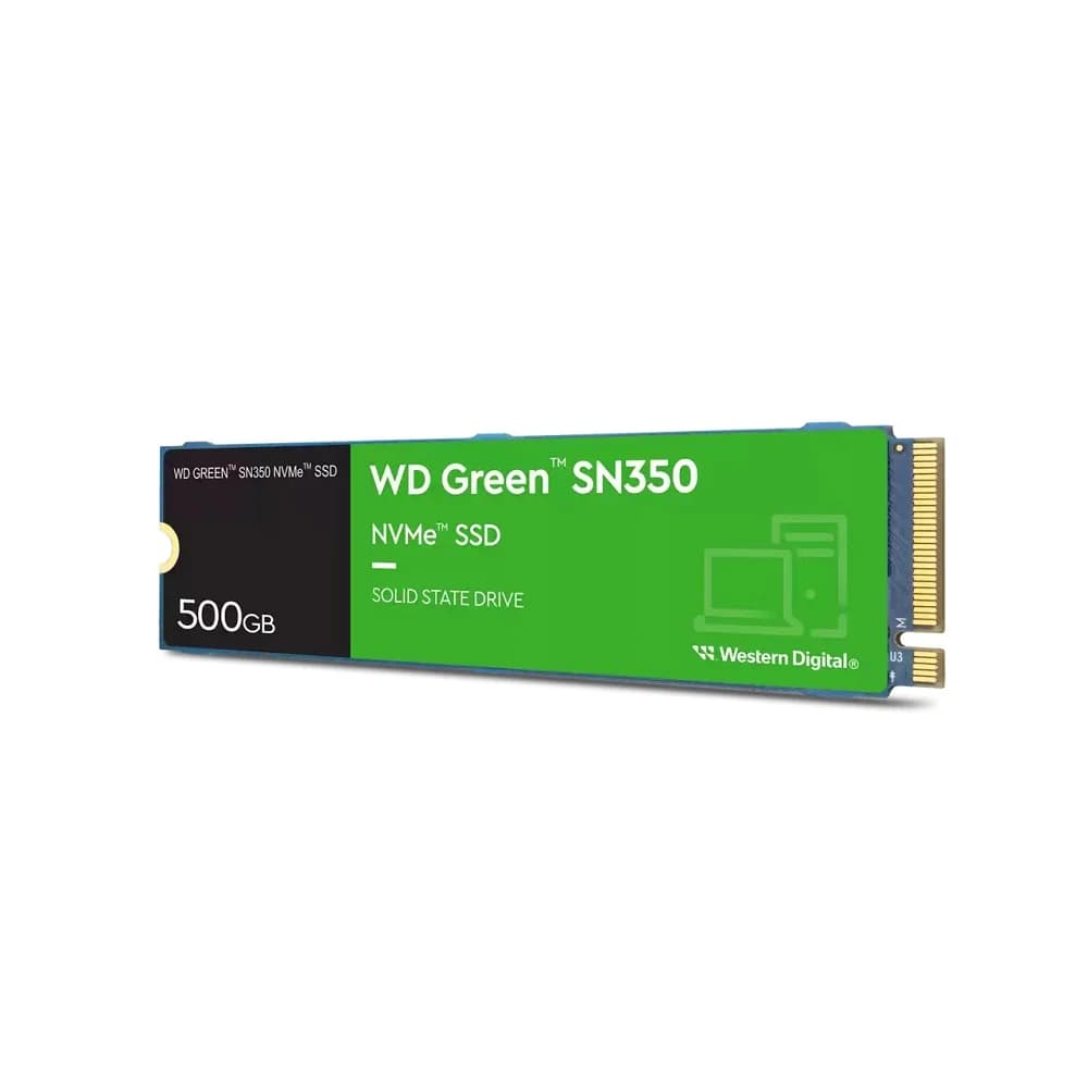 Hd NVMe 500Gb WD Green SN350 M.2 2280 PCIe Gen3 x4 WDS500G2G0C