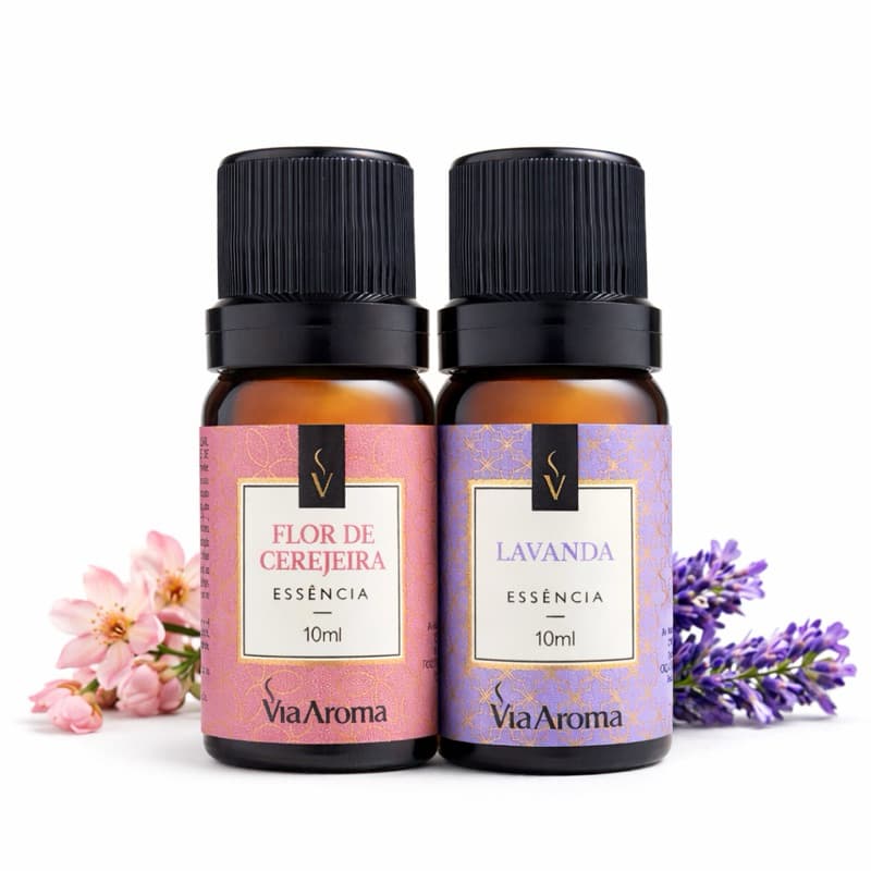 Kit 2 Essências Para Aromatizador Difusor Elétrico De Ambiente Via Aroma 10ml ENVIO IMEDIATO