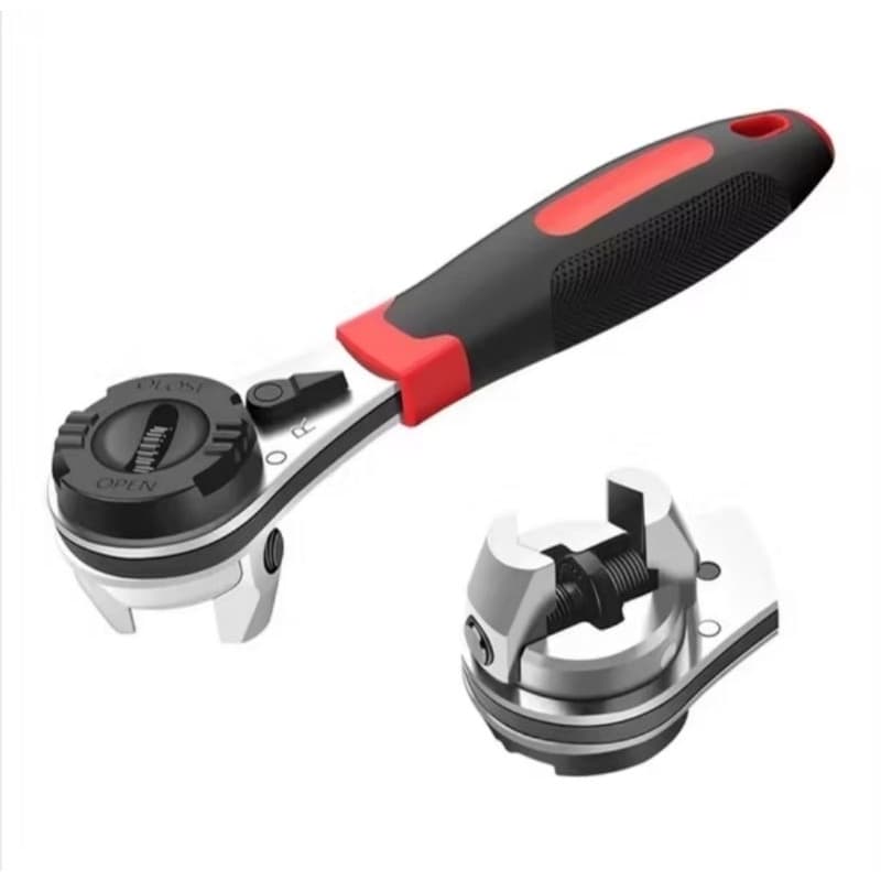 Chave Catraca Regulavel 6 A22mm Soquete	Ajustvel Universal Ferramenta Moto Bicicleta 15372