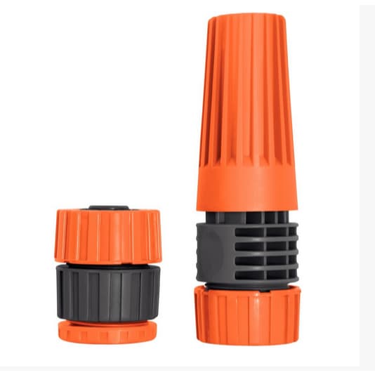 Kit Irrigação Mangueira Tramontina 1/2 Universal Engate Rapido Esguicho Roscavel Jato Regulável Àgua