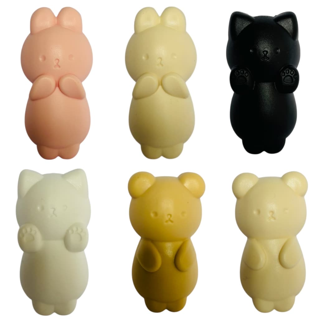 Mini grampeador animais urso coelho gatinho