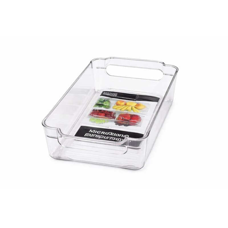 Organizador Transparente Multiuso para Geladeira e Armário – Caixa Organizadora Plástica