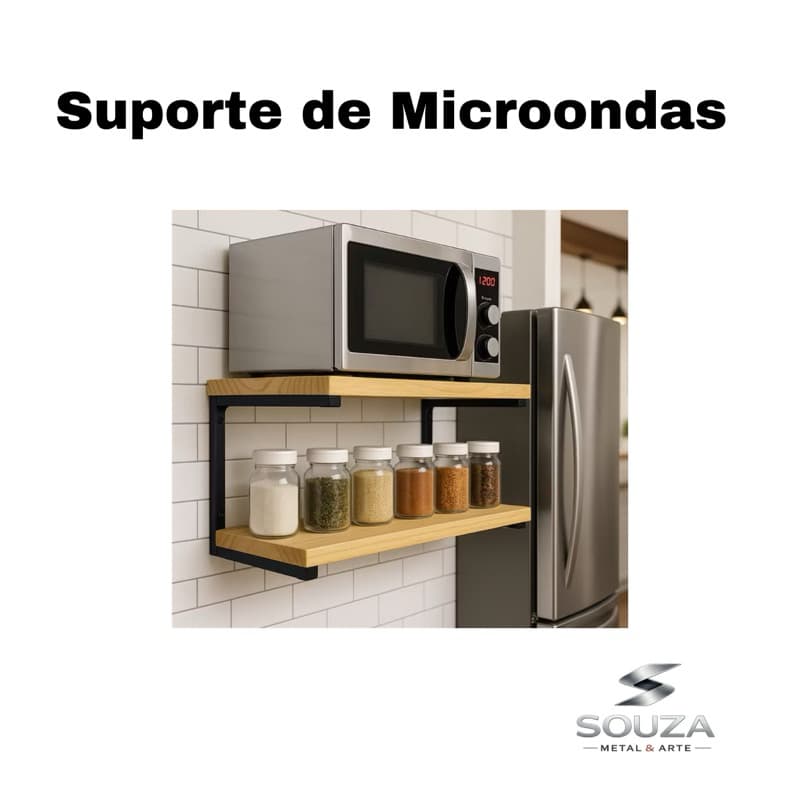 Suporte de Micro-ondas / Air Fryer.