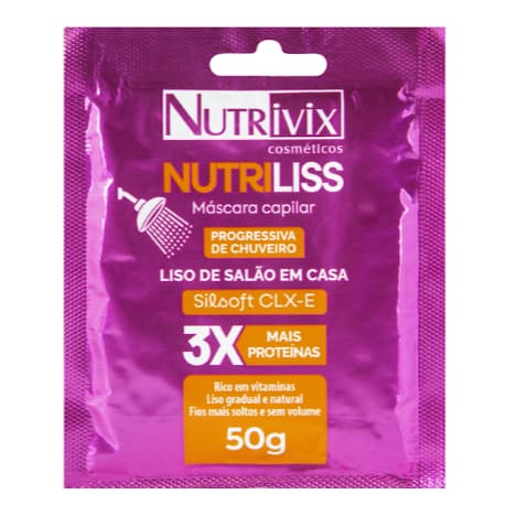Sachê Nutriliss 50g - Nutrivix Cosméticos
