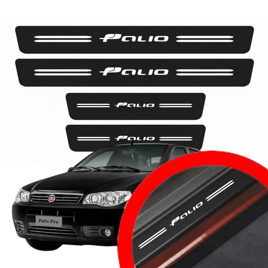 SOLEIRA PROTEÇAO PORTA PALIO UNIVERSAL VINIL PARA CARRO AUTOMOTIVO PERSONALIZADA VARIAS CORES