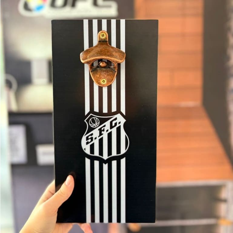 Abridor Garrafa Personalizado Time Futebol Área Churrasqueira