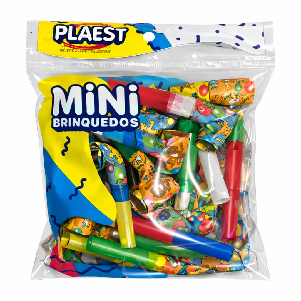 Kit 50 Língua De Sogra Para Festa Aniversário Atacado Full