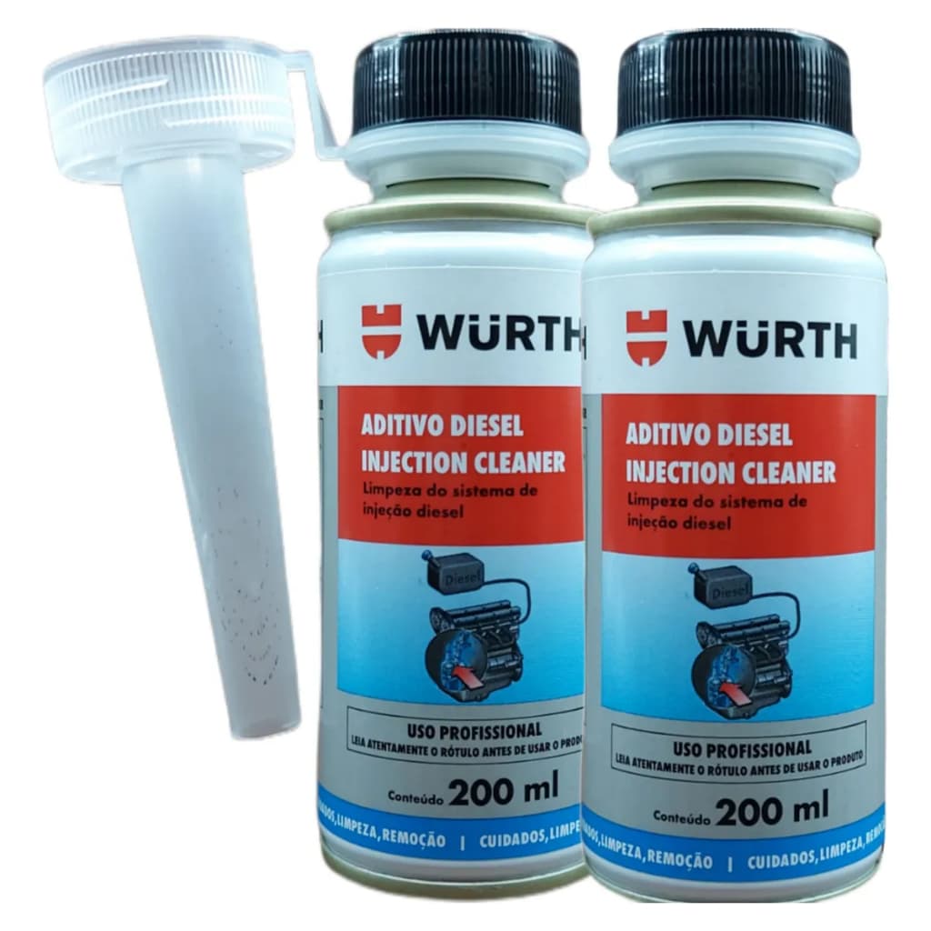 Wurth - 2x Aditivo Diesel 200ml (Injection Cleaner Para Motor Lwd Power)