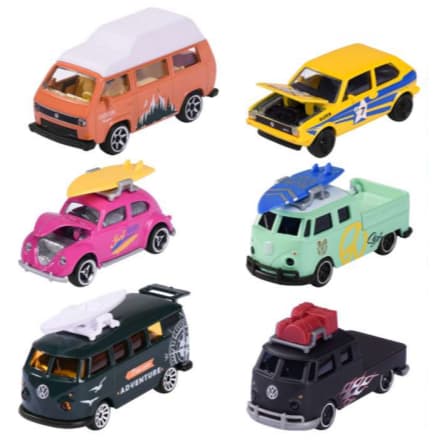 Miniatura Majorette Volkswagen Premium Cars 1/64 - Carrinhos de Metal - Vários Modelos