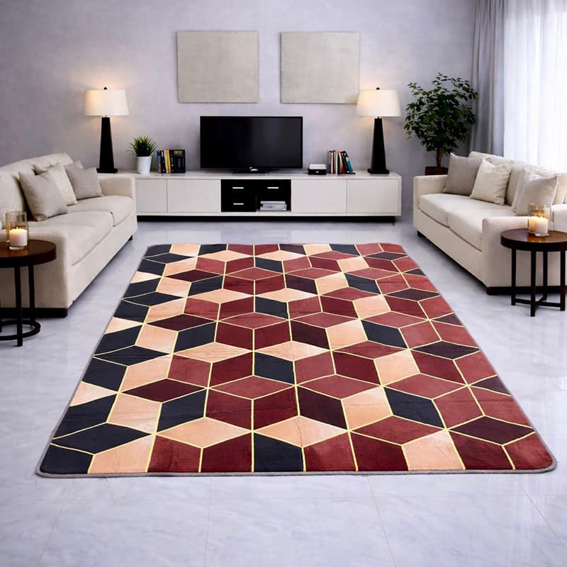 tapete sala grande antiderrapante 2,00x2,40 indiano aveludado promoção