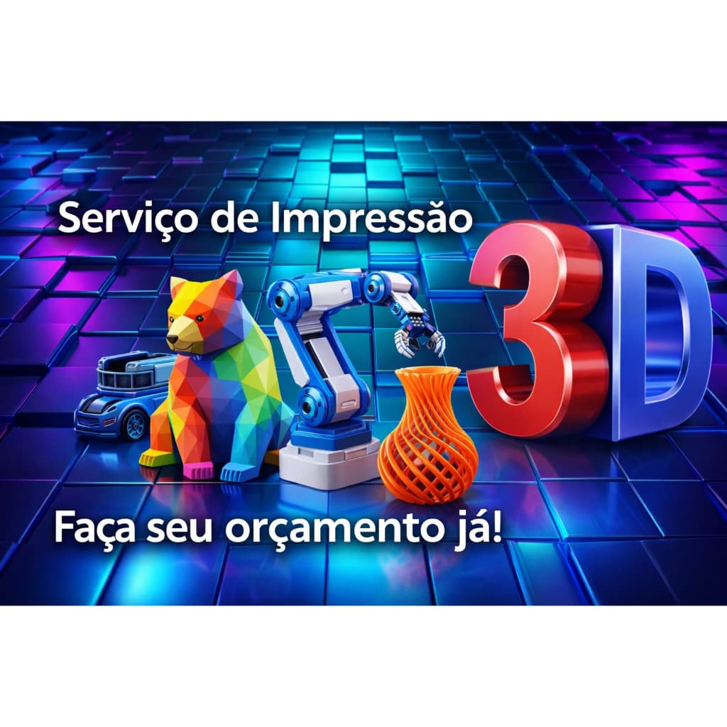 Serviço de Impressão 3D Customizados