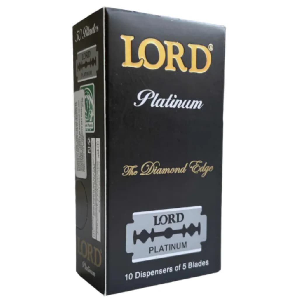Kit com 500 Lâminas Lord Diamond Black – 10 Caixas com 50 Lâminas Cada