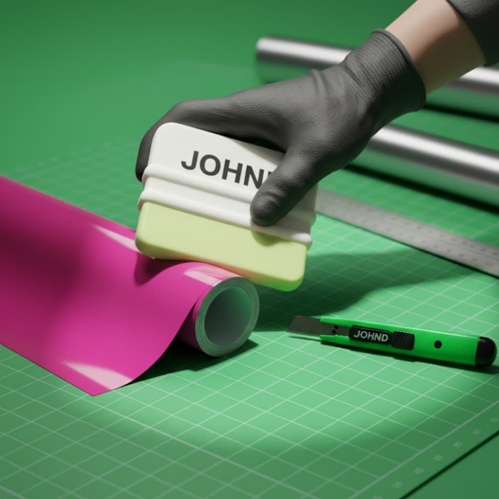 Kit Profissional Aplicador Papel De Parede Espátula Feltro Estilete Anti Risco Envelopar