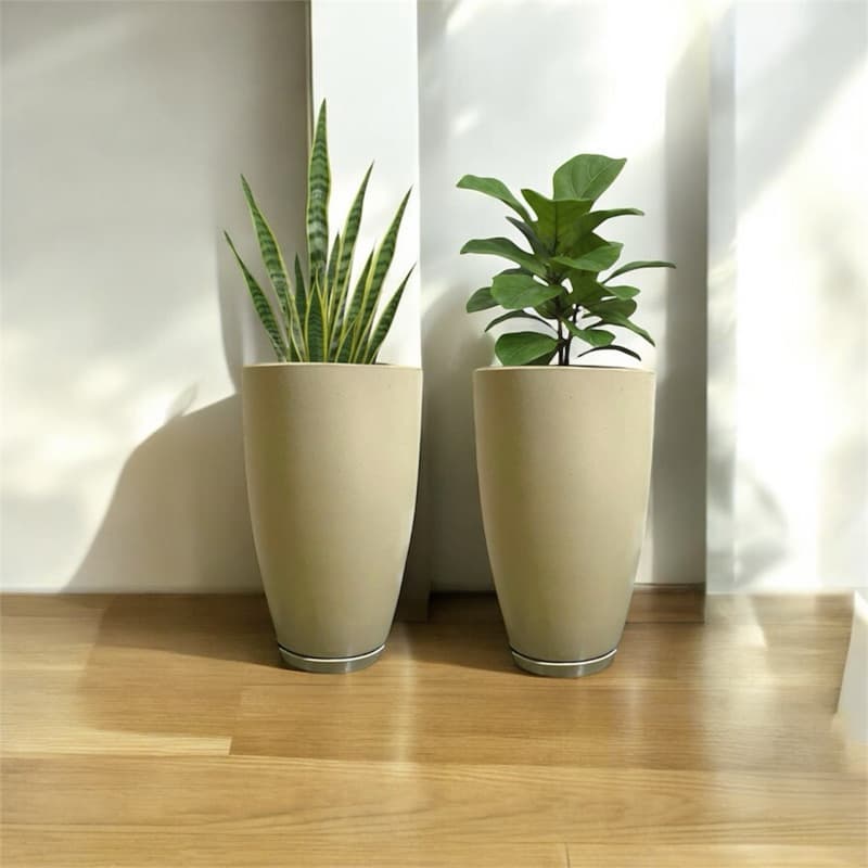 Vaso Coluna 41x24 Decoração Jardim e Sala