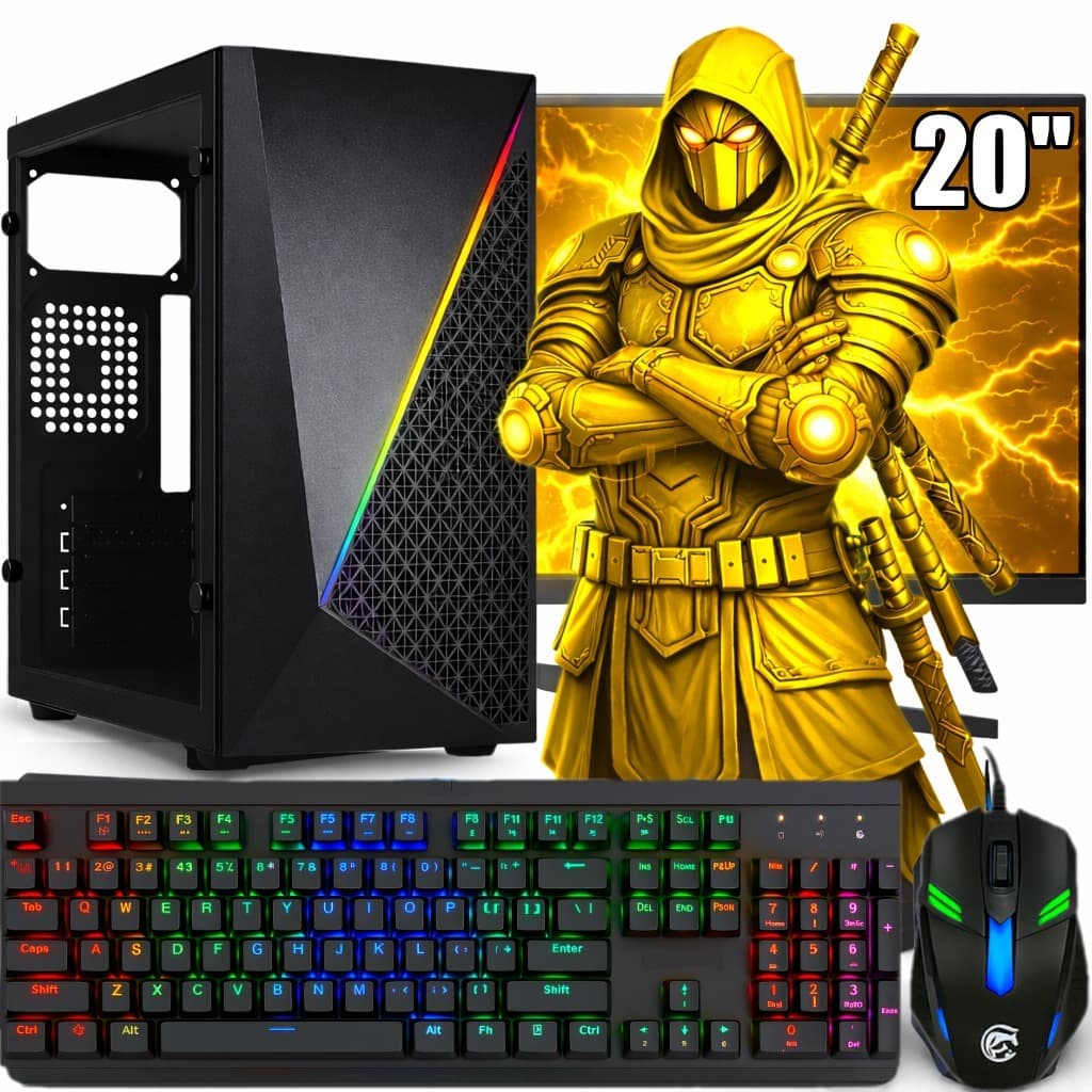 PC GAMER COMPLETO NVIDIA GEFORCE 4GB, INTEL CORE I5, 16GB RAM, SSD 480GB